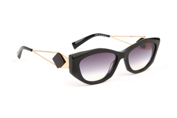 Ana Hickmann  Sonnenbrille HI9217 55A01 in Schwarz – 45° Seitenansicht