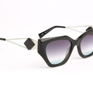 Ana Hickmann  Sonnenbrille HI9218 54A01 in Schwarz – 45° Seitenansicht