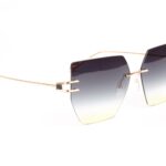 Ana Hickmann  Sonnenbrille AH3289 6505B in Gold – 45° Seitenansicht
