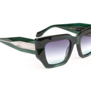 Ana Hickmann  Sonnenbrille AH9416 51E03 in Grün – 45° Seitenansicht