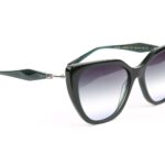 Ana Hickmann  Sonnenbrille AH9424 56T01 in Grün – 45° Seitenansicht