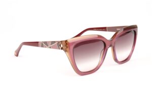 Ana Hickmann  Sonnenbrille AH9430 55H01 in Lila – 45° Seitenansicht