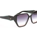 Ana Hickmann  Sonnenbrille AH9432 59A01 in Schwarz – 45° Seitenansicht