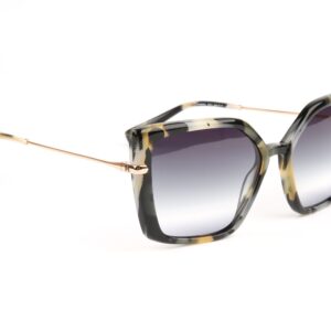 Ana Hickmann  Sonnenbrille HI9234 56G21 in Schwarz – 45° Seitenansicht