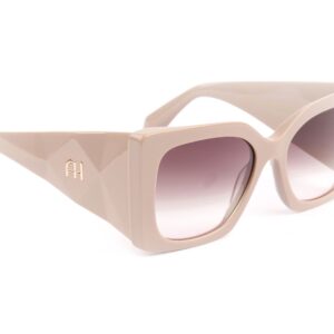 Ana Hickmann  Sonnenbrille AH9433 56D01 in Grün – 45° Seitenansicht