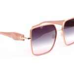 Ana Hickmann  Sonnenbrille AH3286 6005B in Gold – 45° Seitenansicht