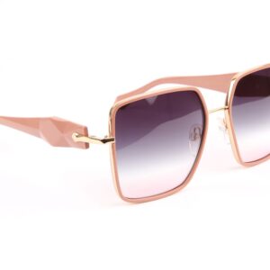 Ana Hickmann Sonnenbrille AH3286 6005B in Gold – 45° Seitenansicht