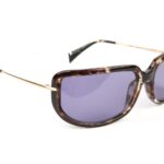 Ana Hickmann Quadrat Sonnenbrille HI9249 70G21 in Schwarz – 45° Seitenansicht
