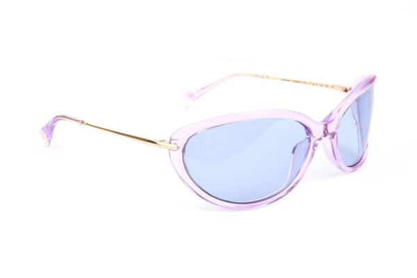 Ana Hickmann Rund Sonnenbrille HI9250 70T01 in Lila – 45° Seitenansicht