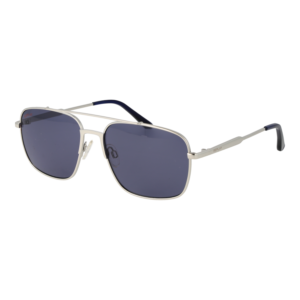 Replay Rechteck Sonnenbrille RY623S 5805H in Silber – 45° Seitenansicht