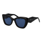 Replay Katzenaugen Sonnenbrille RY645S 5301 in Schwarz – 45° Seitenansicht