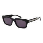 Replay Rechteck Sonnenbrille RY648 53S03 in Schwarz – 45° Seitenansicht