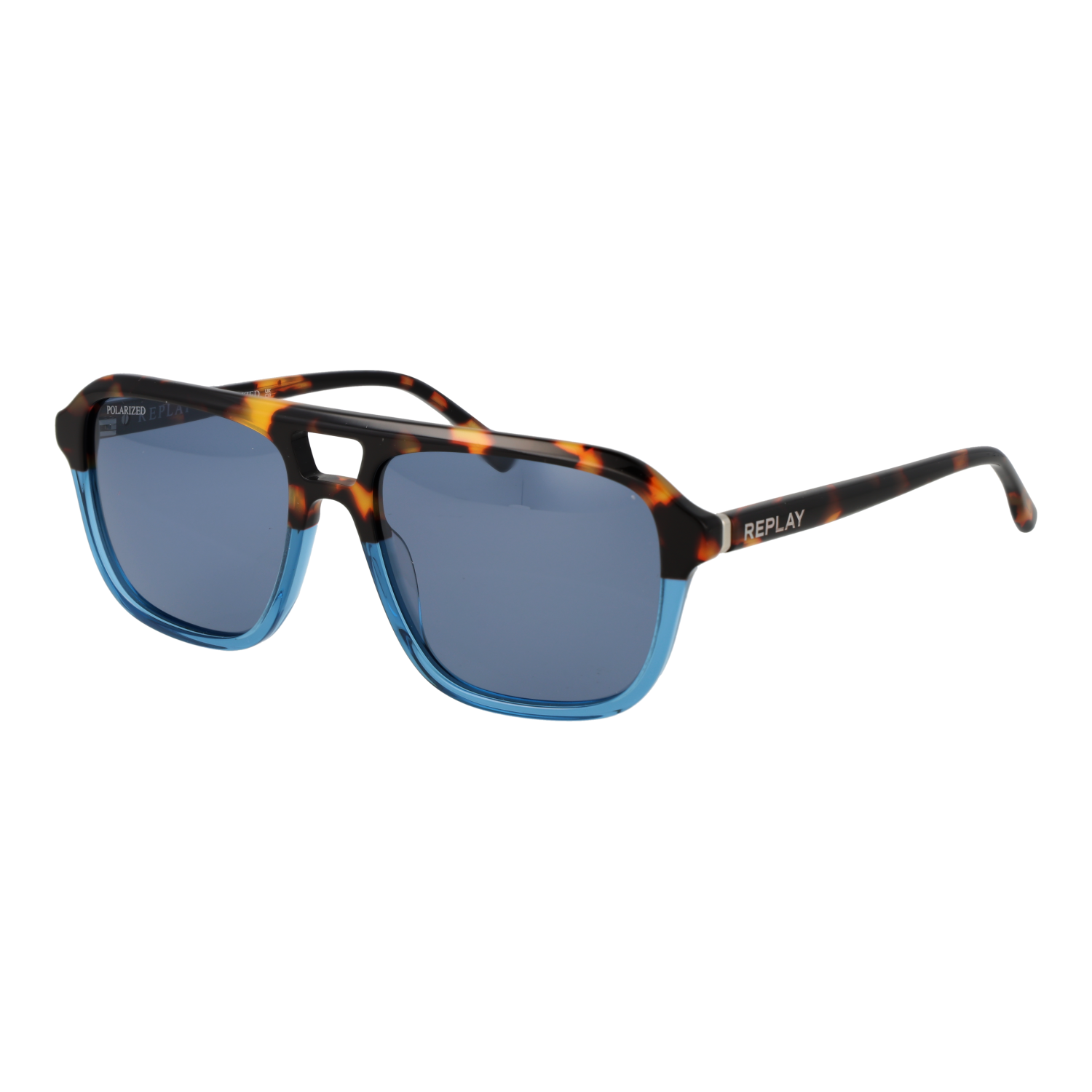 Replay Pilotenbrille Sonnenbrille RY650S 5602 in Mehrfarbig – 45° Seitenansicht
