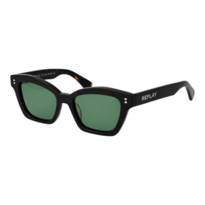 Replay Katzenaugen Sonnenbrille RY654S 5301 in Schwarz – 45° Seitenansicht