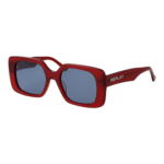 Replay Quadrat Sonnenbrille RY655S 5302 in Rot – 45° Seitenansicht