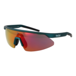 Bolle Monoscheibe Sonnenbrille BS032008 Micro Edge in Grün – 45° Seitenansicht