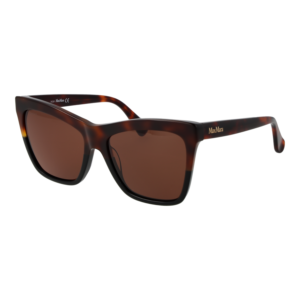 Max Mara Katzenaugen Sonnenbrille MM0008 5556E in Braun – 45° Seitenansicht