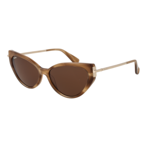 Max Mara Katzenaugen Sonnenbrille MM0028 5756E in Braun – 45° Seitenansicht