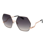 Guess Geometric Sonnenbrille GU7815 6105B in Schwarz – 45° Seitenansicht