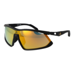 Adidas Sport Sport Sonnenbrille SP0055-F 0002G in Schwarz – 45° Seitenansicht