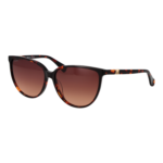 Max Mara Schmetterling Sonnenbrille MM0045 5854F in Schwarz – 45° Seitenansicht