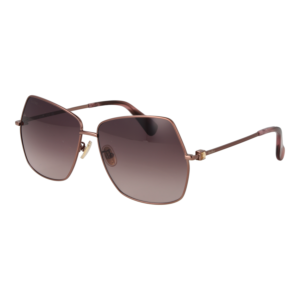 Max Mara Quadrat Sonnenbrille MM0035-H 6138T in Bronze – 45° Seitenansicht