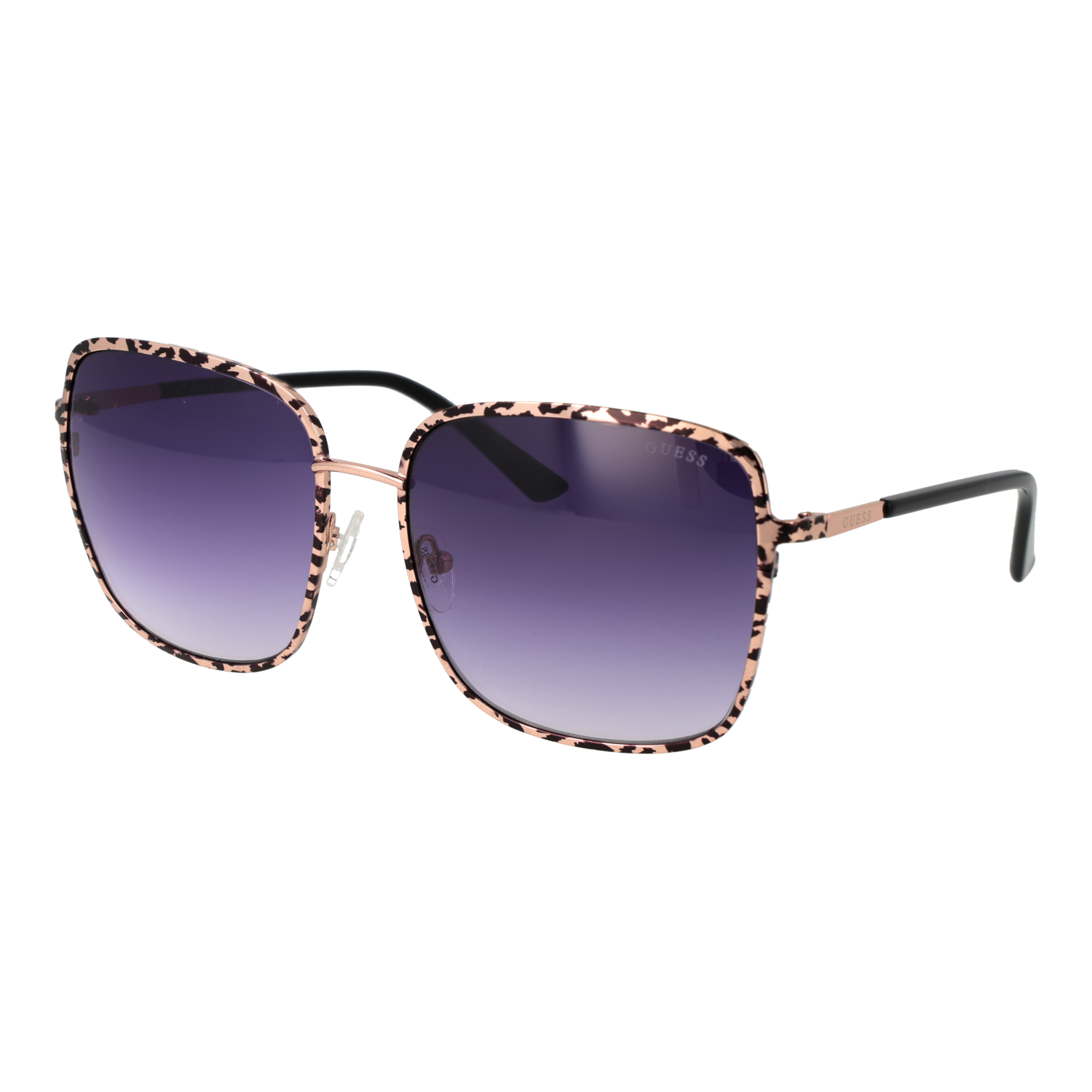 Guess Quadrat Sonnenbrille GU7846 6128B in Mehrfarbig – 45° Seitenansicht