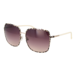 Guess Quadrat Sonnenbrille GU7846 6133F in Gold – 45° Seitenansicht