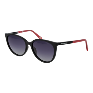 Skechers Katzenaugen Sonnenbrille SE6169 5601D in Schwarz – 45° Seitenansicht