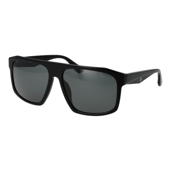 BMW Sonnenbrille BW0034 5902D – 45° Seitenansicht BMW Quadrat Sonnenbrille BW0034 5902D in Schwarz – 45° Seitenansicht
