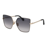 Max Mara Schmetterling Sonnenbrille MM0052-H 6032B in Schwarz – 45° Seitenansicht