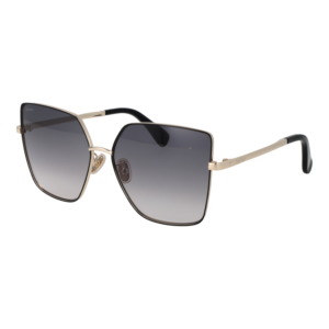 Max Mara Schmetterling Sonnenbrille MM0052-H 6032B in Schwarz – 45° Seitenansicht