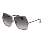 Max Mara Quadrat Sonnenbrille MM0054 6112B in Grau – 45° Seitenansicht