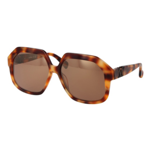 Max Mara Geometric Sonnenbrille MM0056 5753E in Mehrfarbig – 45° Seitenansicht