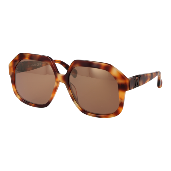 Max Mara Geometric Sonnenbrille MM0056 5753E in Mehrfarbig – 45° Seitenansicht