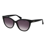 Max Mara Katzenaugen Sonnenbrille MM0058 5701B in Schwarz – 45° Seitenansicht