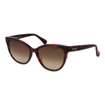 Max Mara Katzenaugen Sonnenbrille MM0058 5752F in Braun – 45° Seitenansicht