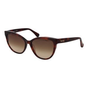Max Mara Katzenaugen Sonnenbrille MM0058 5752F in Braun – 45° Seitenansicht