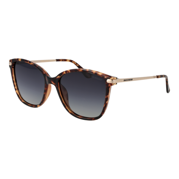 Skechers Schmetterling Sonnenbrille SE6209 5556R in Mehrfarbig – 45° Seitenansicht