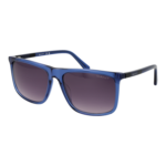 Gant Rechteck Sonnenbrille GA7219 5790B in Blau – 45° Seitenansicht