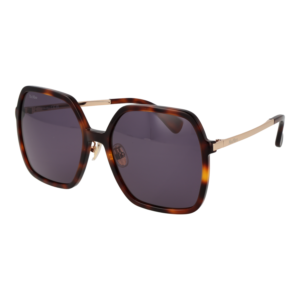 Max Mara Quadrat Sonnenbrille MM0059-D 5952A in Braun – 45° Seitenansicht