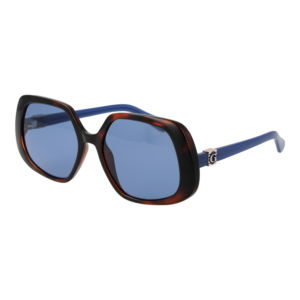 Guess Geometric Sonnenbrille GU7862 5653V in Braun – 45° Seitenansicht
