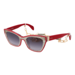 Guess Katzenaugen Sonnenbrille GU7873 5369B in Rot – 45° Seitenansicht