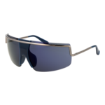 Max Mara Monoscheibe Sonnenbrille MM0050-F 7190X in Silber – 45° Seitenansicht