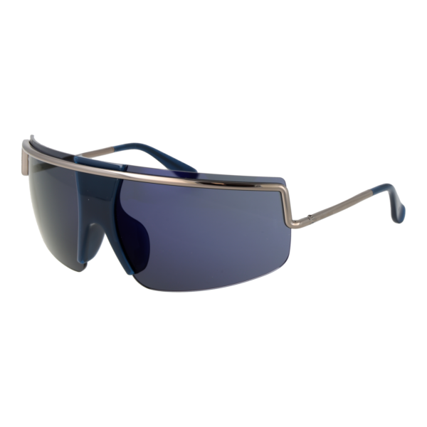 Max Mara Monoscheibe Sonnenbrille MM0050-F 7190X in Silber – 45° Seitenansicht