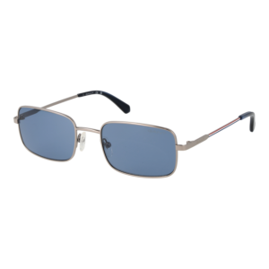 Gant Rechteck Sonnenbrille GA7225 5312V in Silber – 45° Seitenansicht