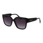 Max & Co Quadrat Sonnenbrille MO0075 5501B in Schwarz – 45° Seitenansicht
