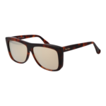 Max Mara Quadrat Sonnenbrille MM0066 5752L in Braun – 45° Seitenansicht