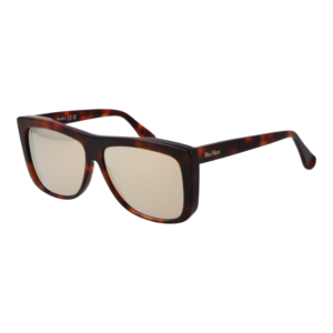 Max Mara Quadrat Sonnenbrille MM0066 5752L in Braun – 45° Seitenansicht