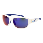 Adidas Sport Sport Sonnenbrille SP0045 6121Z in Weiß – 45° Seitenansicht